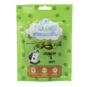Treateaters Cat Pillows Catnip Smag på Treateaters lækre kattegodter – en velsmagende oplevelse, som din kat vil elske!