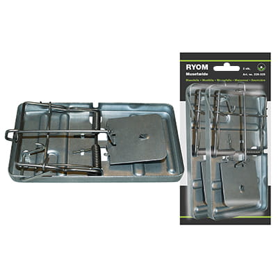 Musefælde Smæk Metal - 2 stk.