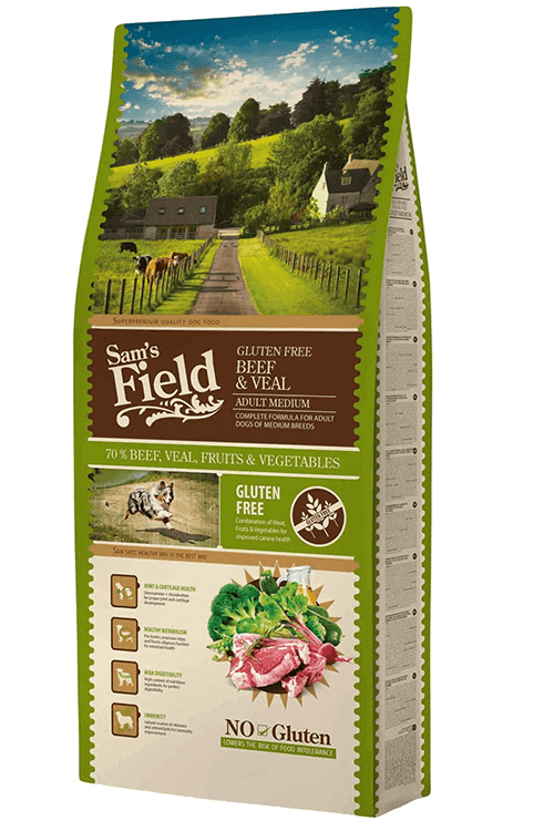 Sams Field Adult Medium Beef & Veal