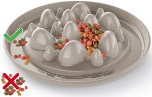 Slowfeeder – pastelfarver assorterede.