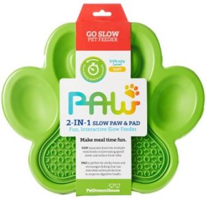 Paw Slowfeeder og slikkemåtte – grøn