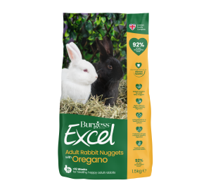 Burgess Excel voksen kanin – med oregano 1,5 kg