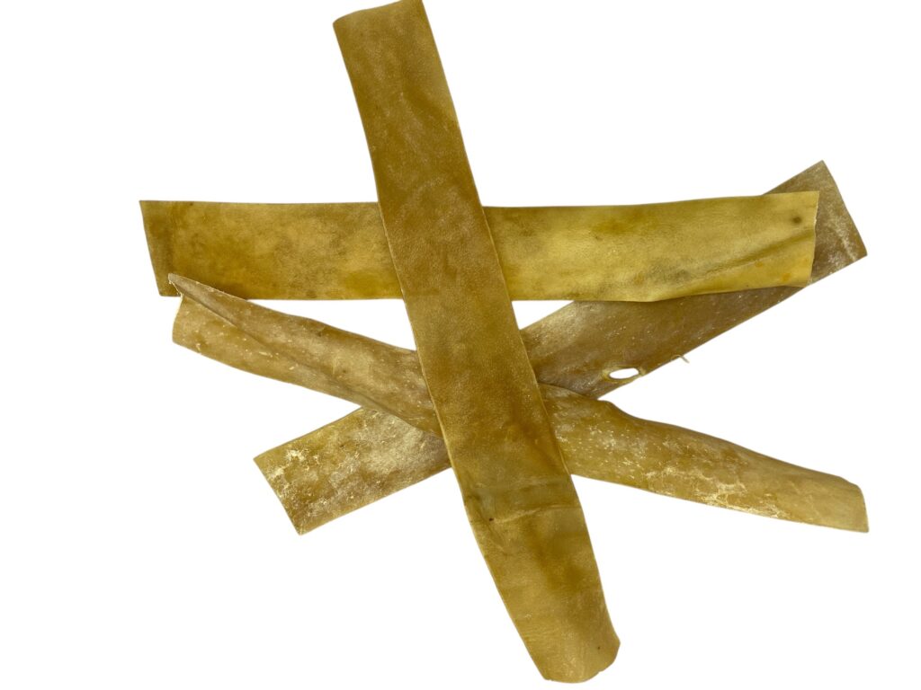 Oksehovedhud til hunde er en genial og langvarig snack