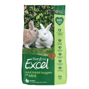Burgess Excel voksen kanin – med mint 10 kg