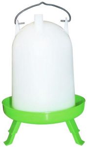 Cylinder vander grøn med ben – 4 ltr