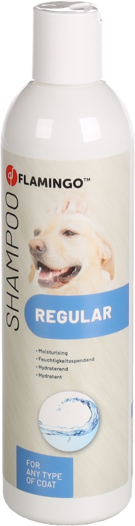 Flamingo Regular hundeshampoo er en ganske almindelig hundeshampoo til din hunds hverdagsbad