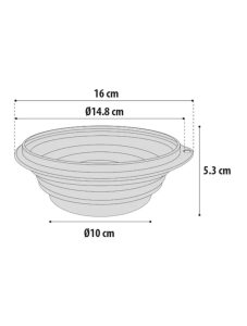 Sammenklappelig skål – 500 ml