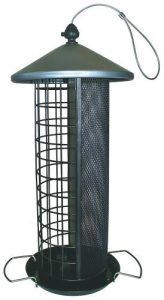 Fuglefoderautomat til frø og mejsebolde