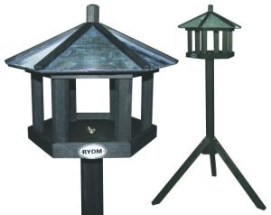 Fuglefoderbræt med zinktag (Bestillingsvare leveringstid ca. 2 uger)