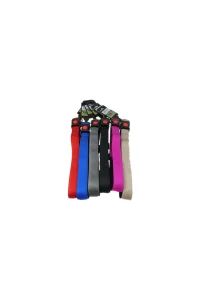 Soft Nylonhalsbånd med lås – 20mm x 30-45 cm Blå