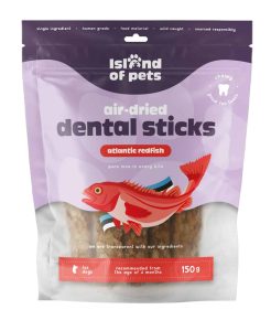 Island of Pets, Air-dried Atlantic redfish dental  sticks – 150g