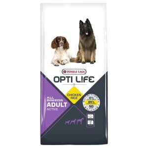 Opti Life Active Adult All Breeds – kylling og ris 12,5kg (Bestillingsvare leveringstid ca. 1 – 2 uger)