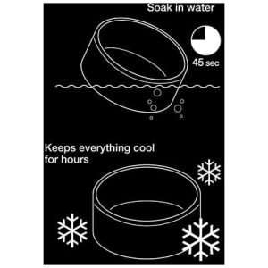 Paikka Cool keramikskål, sort, L (1,8L)