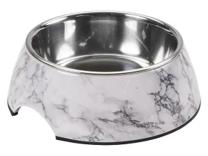 Royal skål rund, hvid marmor, medium – 350ml