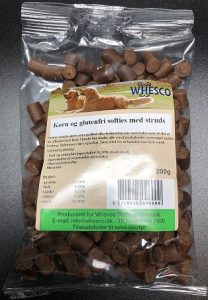 Whesco kornfrie softies m. Struds – 200 gram
