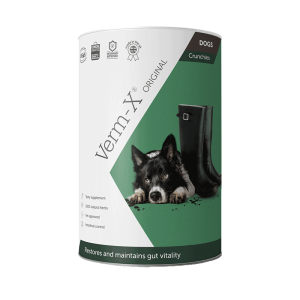 Verm-X Hund Crunchies – 325 gram (Bestillingsvare, leveringstid ca. 2 uger)