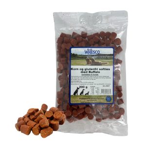 Whesco Kornfrie softies m. Kylling – 200 gram