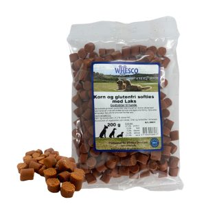 Whesco Kornfrie softies m. Laks – 200 gram