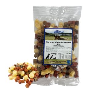 Whesco Kornfrie softies m. Mix – 200 gram