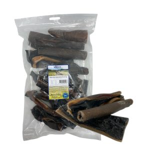 Whesco Mørk Oksehovedhud 15 cm – 1 kg