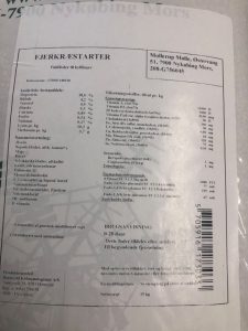 Mollerup Mølle Fjerkræsstart – 15 kg