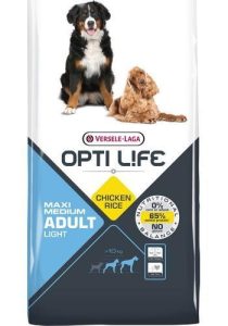 Opti Life Medium/Maxi Light ris og kylling – 12,5 kg (Bestillingsvare, leveringstid 1 – 2 uger)